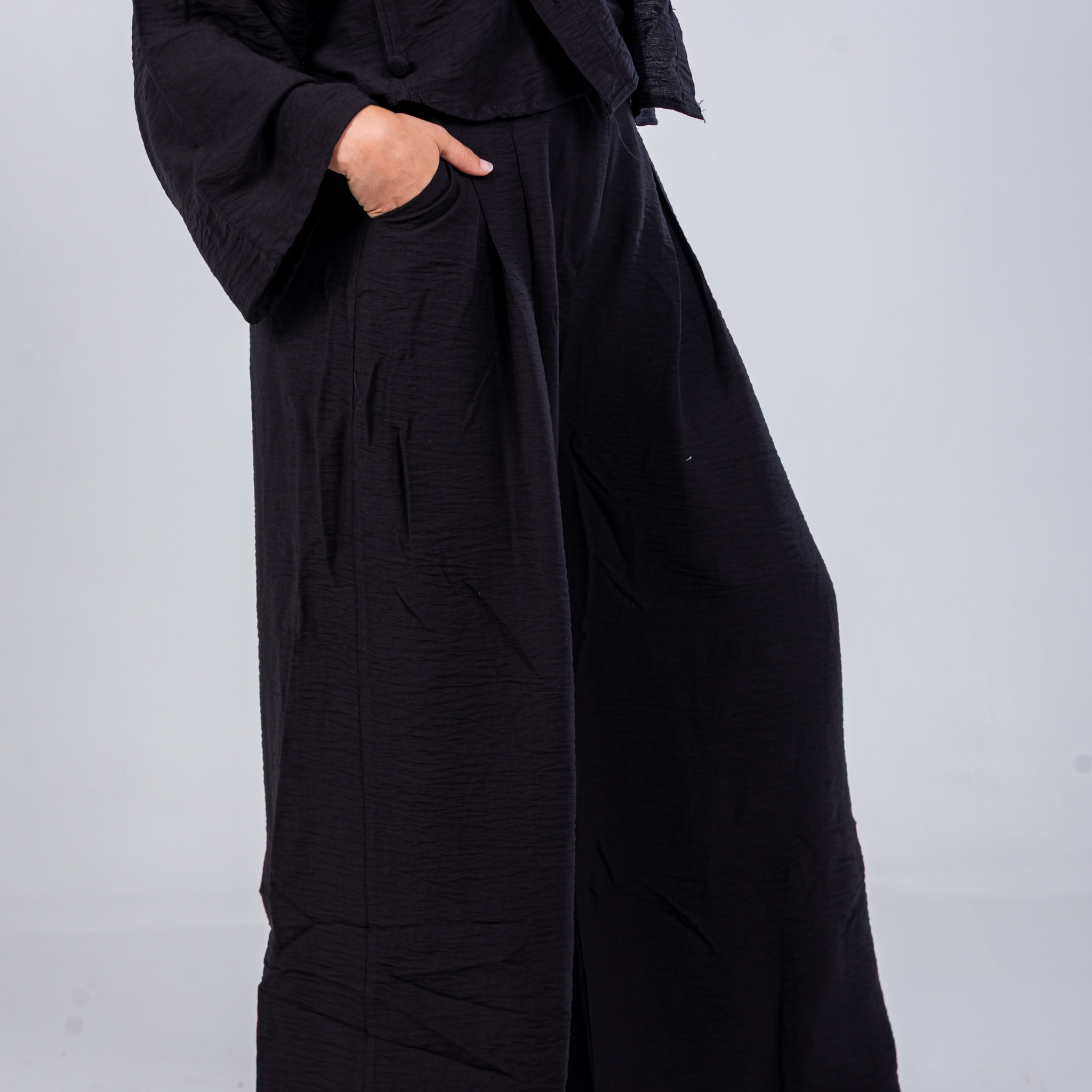 Everyday Black Linen set