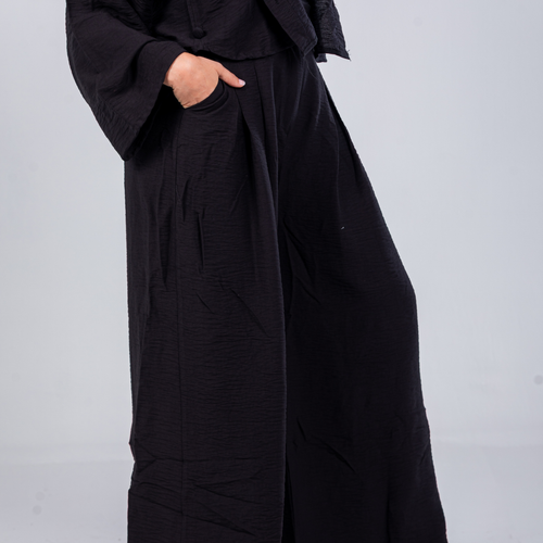 Everyday Black Linen set