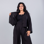 Everyday Black Linen set