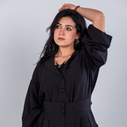 Everyday Black Linen set