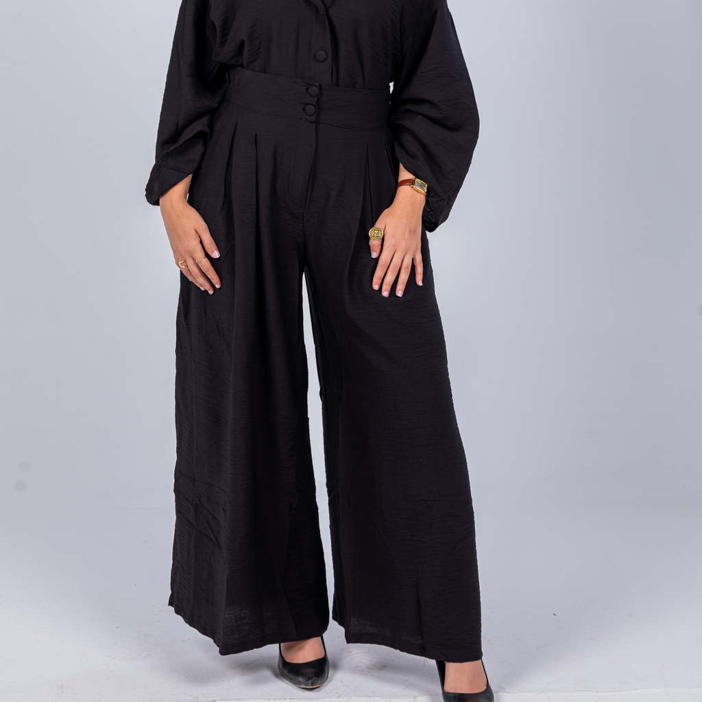 Everyday Black Linen set